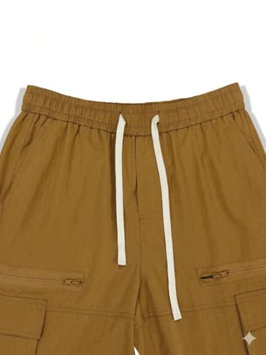 Image of Q - RIOUS Cotton Casual Cargo Pants for Men - Multi-Pocket Style