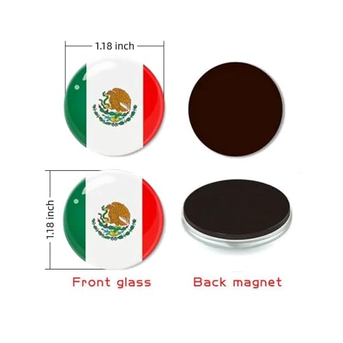 Set de 17 imanes decorativos con bandera de México miniatura 2