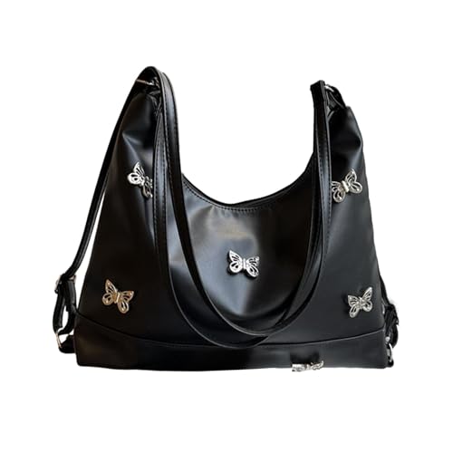 Image of VELURA SYDL Womens Shoulder Bag Shoulder Purse Lightweight Handbag for Work Street Daily Black|1 Women Shoulder Bag|Clothing, Shoes & Accessories