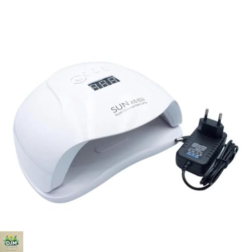 Lâmpada UV LED SUN X para Unhas, 128W, com Display Digital, Branca