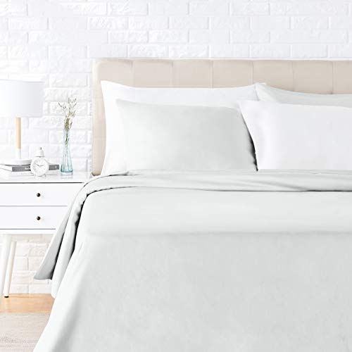 AmazonBasics Cotton and Rayon Derived from Bamboo Duvet Cover Set - King/Cal King