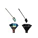 2 in 1Cone Loader for 1 1/4, King Size & Larger Pre Rolled Cones，Cone Loader, Cone Filler,Smoking Accessories, (Irregular Rainbow Color, 1 Pack)