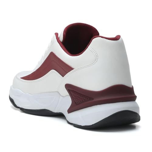 Image of FIELD CARE Fusion Casual Athletic Chunky Stylish Outsole Comfort Lace-Up Sneakers.