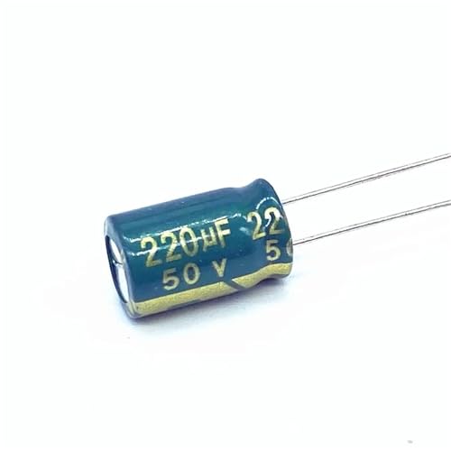 Condensateur 50V 220uF haute performance pour filtrage de tension stable 20pcs