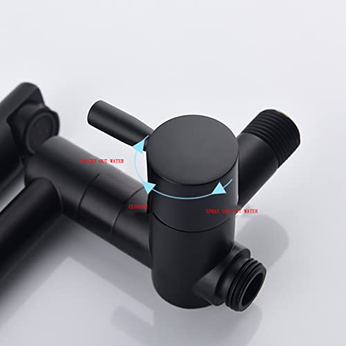 LWX Pot Filler Wasserhahn Wandhalterung, Hand-Bidet-Sprayer, Doppelgelenk-Schwenkarme, Klappbarer Wasserhahn Aus Massivem Messing, Einhebel-Badezimmerhahn Aus Messing,Chrome - Image 8