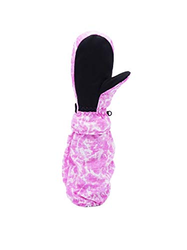 L-Bow Girls Galaxy Pink Long Gauntlet Winter Mitten3