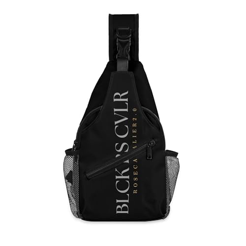Bolsa de cuerpo negra para organizar tus objetos personales con seguridad