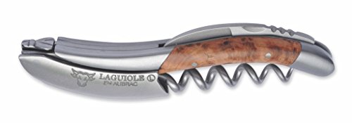 Laguiole en Aubrac Wine Opener with Juniper Handle Brown