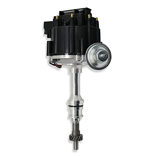 DEMOTOR PERFORMANCE For BBF 351C 429 460 V8 Coil Hei Distributor 65,000 65k Volt w/Black Cap