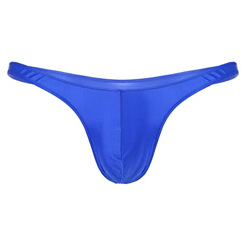 Men's Swim Briefs Sexy Bikini Thongs Swimwear Glossy Low Rise Hipster Panties Cheeky Knickers4