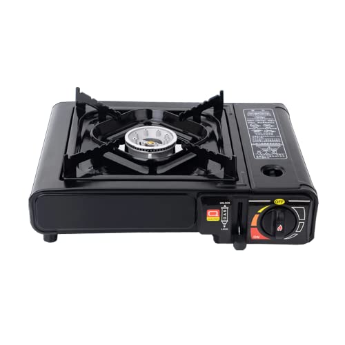 Camping Gas Stove, Outdoor Camping Stove Set, Mini Cooker Including Case, Ideal Equipment for Picnics, 4 Gas Cartridges - Image 3