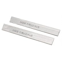 Set of 2 HSS 1/8"x3/4"x5" for Lathe Parting Cut Off Blade Tapered Type T3-W