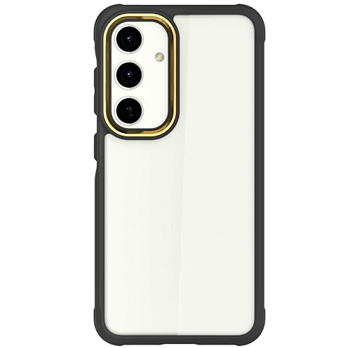 Image of Ghostek Covert Galaxy S24 Case Clear with Military Grade Shockproof Protection, Non-Slip Grip, Protective Silicone Phone Cover Designed for 2024 Samsung Galaxy S24 (6.2 inch) (Black)