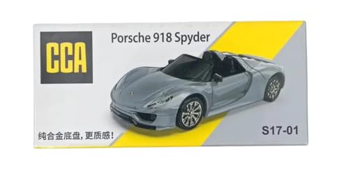 Image of CCA 1:64 Porsche 918 Spyder Collection Cool Car Series 3+ Years (Grey)