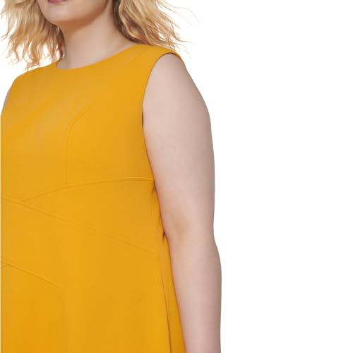 Image of Tommy Hilfiger Womens Solid Fit and Flare