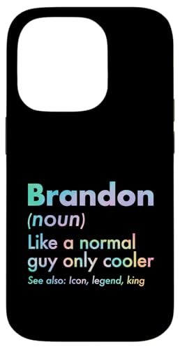 Brandon Like A Normal Guy Only Cooler ���W�F���h�L���O �t�@�[�X�g�l�[�� �X�}�z�P�[�X iPhone 14 Pro �p