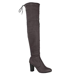 stiefelparadies Modische Damen Stiefel Profilsohle Overknees Block Absatz Schuhe 148841 Grau Arriate 40 Flandell stiefelparadies Modische Damen Stiefel Profilsohle Overknees Block Absatz Schuhe 148841 Grau Arriate 40 Flandell