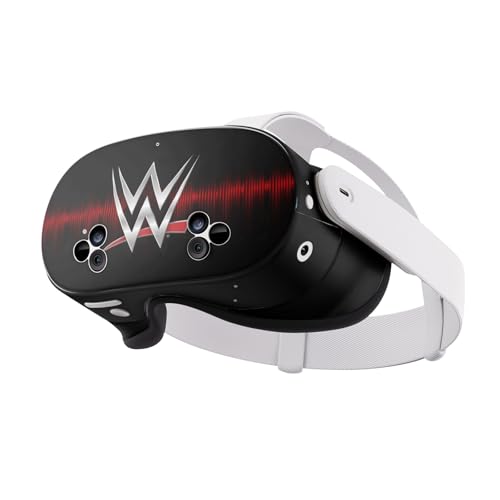 Head Case Designs Officially Licensed WWE WWE TV Program Logos Vinyl Sticker Skin Decal Cover Compatible with Meta Quest 3S