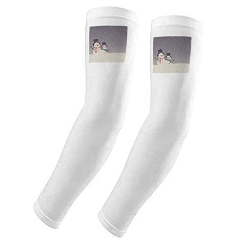 Manchons de gants de Noël bonhomme de neige avec protection UV