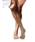 FALKE Herren Socken No. 2 M So Kaschmir einfarbig 1 Paar, Braun Camel 5264, 45-46