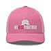 We Rise Together Hat Social Equality Pride Trucker Cap Pink