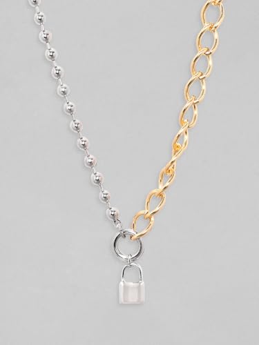 Image of Rubans Demi Fine Stainless Steel Necklace Chain Link Gift for Women & Girls