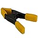 Stanley 9-83-080 Federzwinge Metall (50 mm Spannweite, 198 g, stabiles Metallprofil für Stärke + Haltbarkeit, Schutzkappem zum Schutz vor Kratzern und Beschädigungen), Yellow/Black