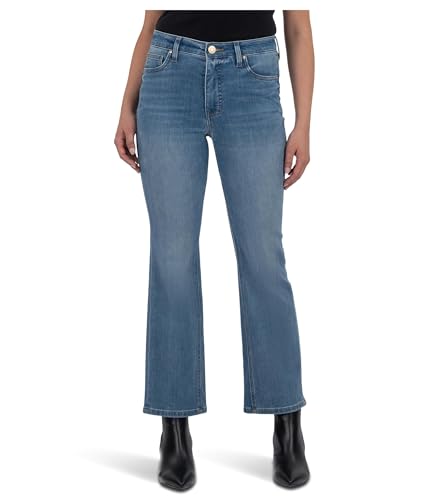 KUT from the Kloth Women's Kelsey High Rise Fab Ab Ankle Flare Regular Hem