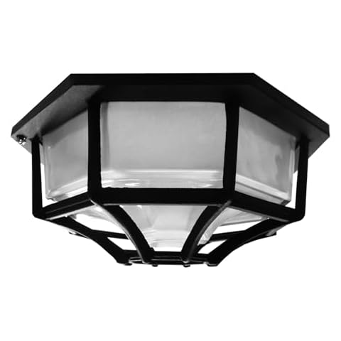 Searchlight 2942BK Hexagonal Outdoor Lantern Light Cover