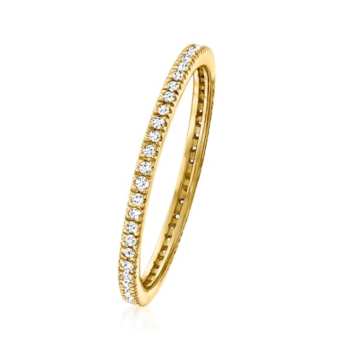 Pure Collection by Ross-Simons 0.15 ct. t.w. Diamond Eternity Band in 14kt Yellow Gold2