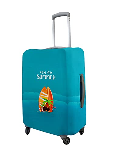 Image of Cortina Luggage Cover Trolley Travel Covers Washable Dust Proof Anti-Scratch Suitcase Protector, Small-Aqua