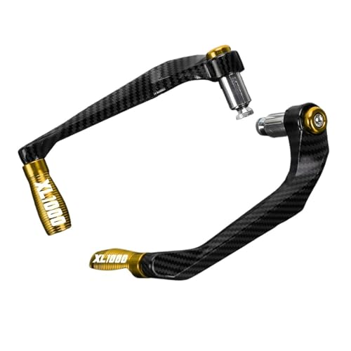 Protège-main XL1000 moto pare-brise de guidon et levier frein jaune