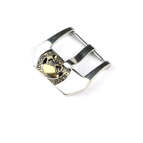 Bronze Buckle, 20 22 24MM White Brass Skull Embedded Leather Strap Accessories