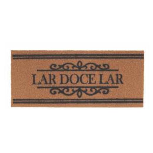 Capacho Vinil Long Lar Doce Lar Kapazi Ouro