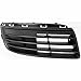 DAT AUTO PARTS Front Left Driver Side Bumper Cover Cover Grille Insert Trim Replacement for 2005-2010 Volkswagen Jetta Black Molding Textured Made of Plastic VW1036108 1K0853665F9B9