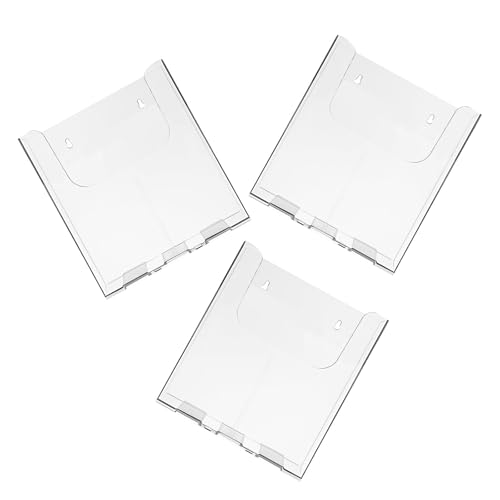 Support transparent pour documents mural en acrylique haute résistance