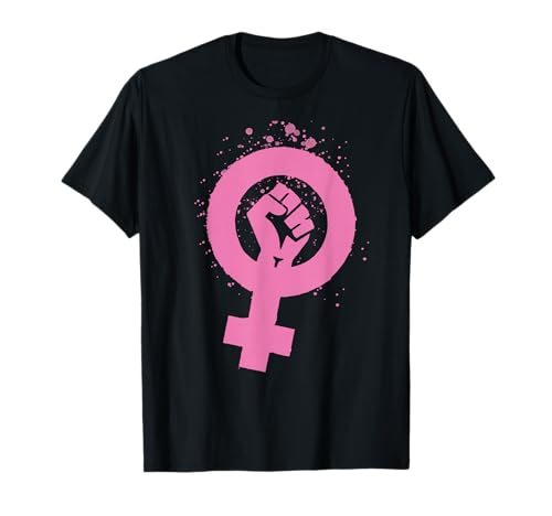 Diseño de símbolo de feminismo retro, años 70, 80, 90, feminista Camiseta