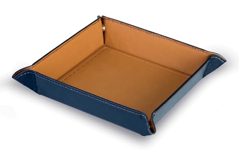 Agendepoint.it - Svuotatasche In Ecopelle Bi Colore - chiusura con 4 bottoni - cm 17x17 - Beige