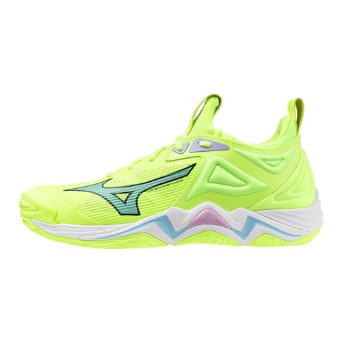 Mizuno Wave Momentum 3 Unisex Volleyball Shoe, Neo Lime, 9.5 US Men