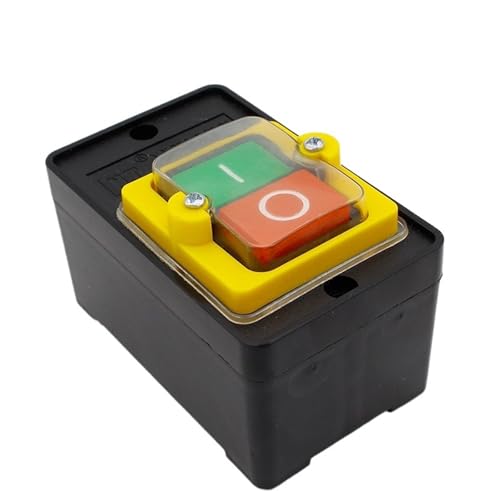Interruptor pulsador de encendido y apagado de 10A 380V monofásico para control de maquinaria