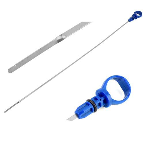 VEQENMOT Varilla Nivel Aceite Motor OE 117461/1174.61 - Compatible for Peugeot 206/307/406, Compatible for Citroën Xsara/C4/C5/Xsara Picasso/Berlingo 2.0 HDI