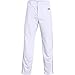 Under Armour Men's UA Utility Relaxed Piped Baseball Pants MD White