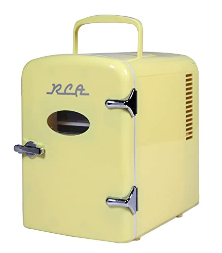Rca Rmis129-Yellow Mini Fridge, Yellow, 0.3 Cubic Feet #TOP2