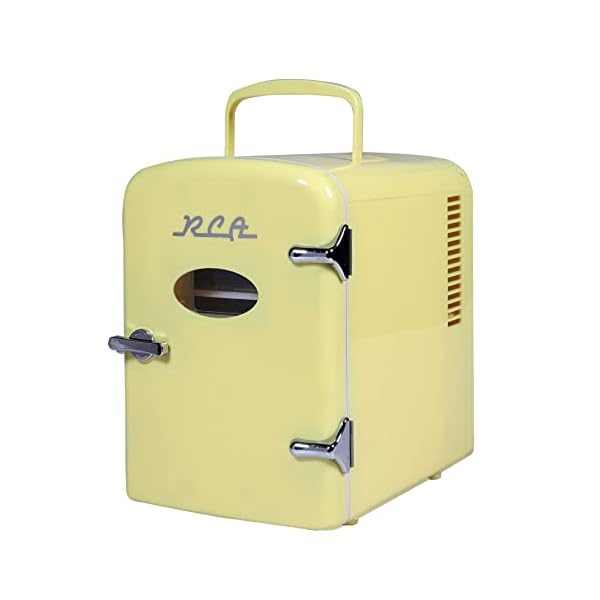 RCA RMIS129YELLOW Mini Fridge, Yellow, 0.3 Cubic Feet Gourmetian