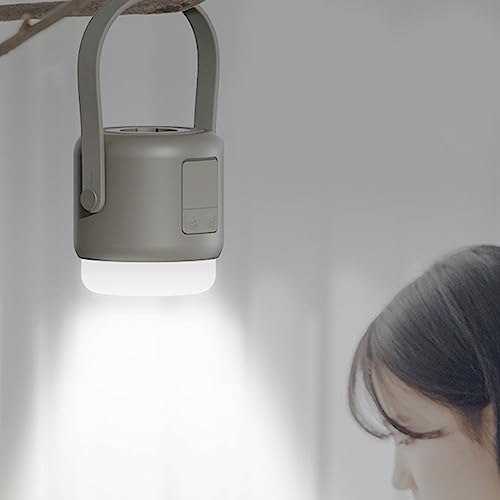 Linterna para acampar recargable con ventilador de techo y luz nocturna 7