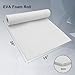EVA Foam Roll - 2mm Thick White Craft Foam Sheets - 15