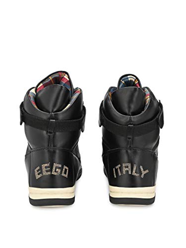 Image of Eego Italy Men's High Top Premium Boots (NR-6-BLACK, 9)
