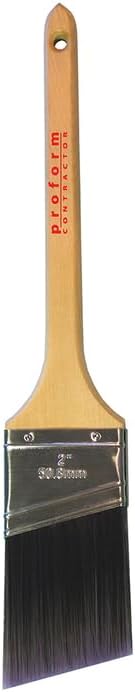12-Pack of 1” Proform CS1.0AS 70/30 Blend Angled Cut Sash Paint Brush, Sash Handle