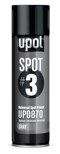 U-POL 0870 Spot 3 Universal Spot Primer, Gray, 450 ml Aerosol