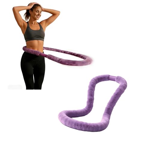 Cerceau fitness en fausse fourrure anneau haut de gamme 1,5 kg